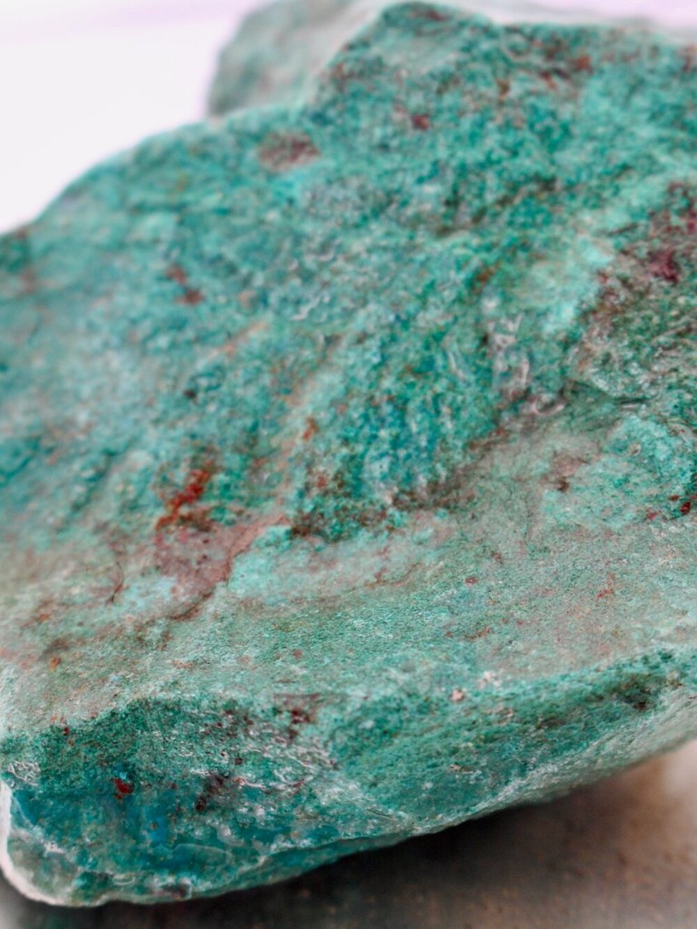 Blue Shattuckite Copper Silicate Quartz Namibia Raw Natural Rough Mineral 7.95oz